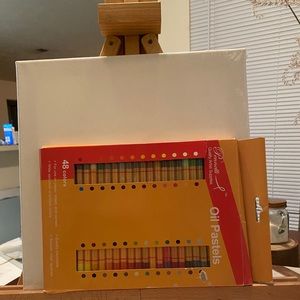 Art supplies oil pastels